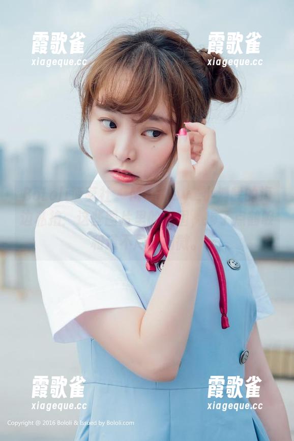 BoLoli菠萝社 - Monkey_小潘鼠的海边私拍：这些图片里的氛围，掺了点鹤唳和道不尽的幽微。