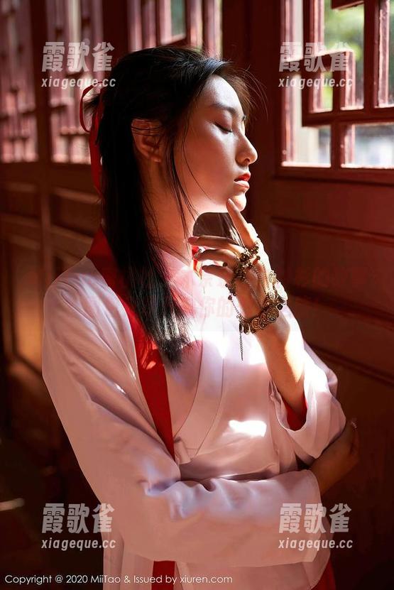 MiiTao蜜桃社 - 木奈奈与白衬衫的故事？图包分享开启你的想象之旅！