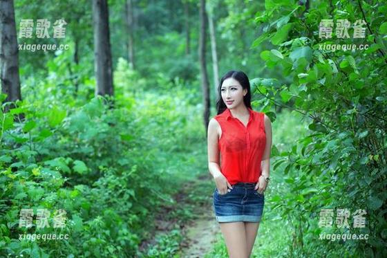 TuiGirl推女郎 - 原图中的双马尾简直让人心花怒放，哈尼宝宝掌握了什么秘诀？