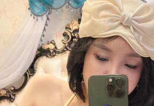 微密圈 – 想不想？张鑫baby黑色束带镂空Play，图片加载中，快来下载吧！